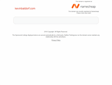 Tablet Screenshot of kevinbatdorf.com